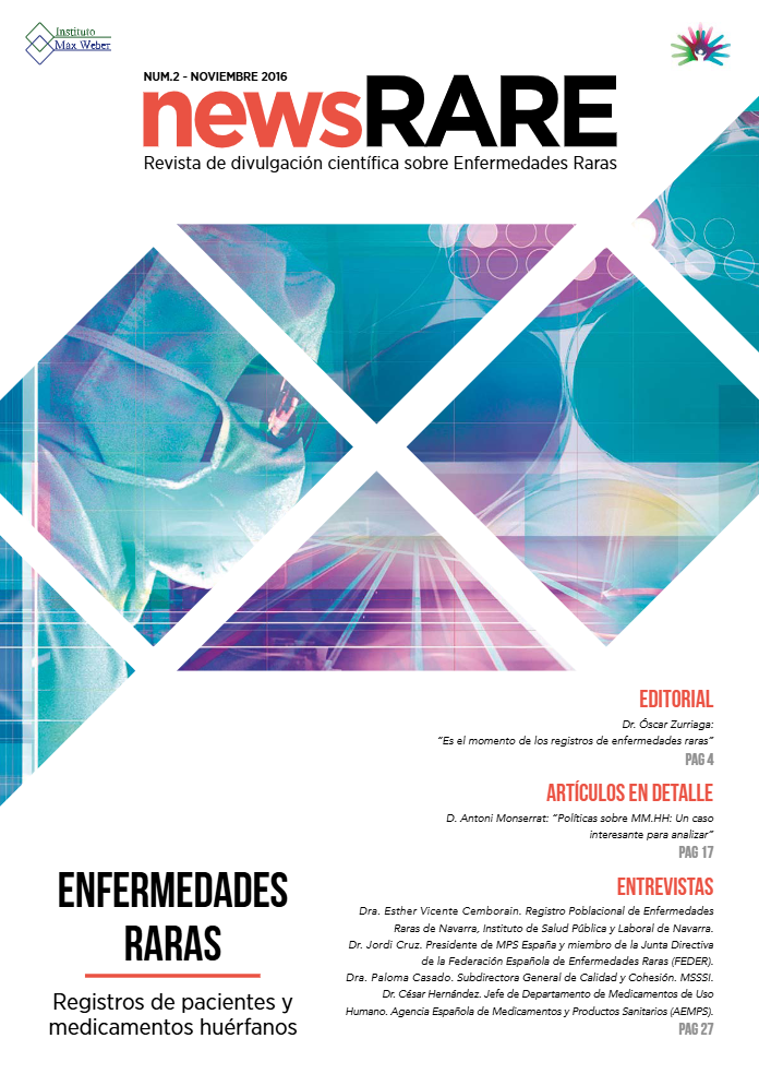 Portada de newsRARE, volumen 1, número 2, noviembre de 2016