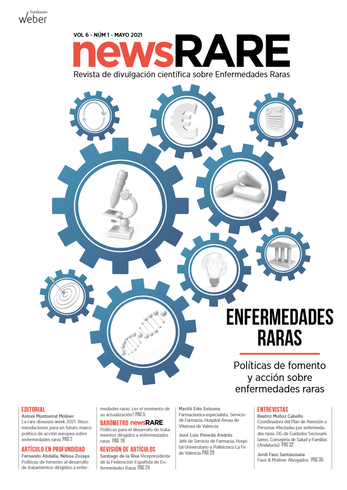 Portada de newsRARE, volumen 6, número 1, mayo de 2021