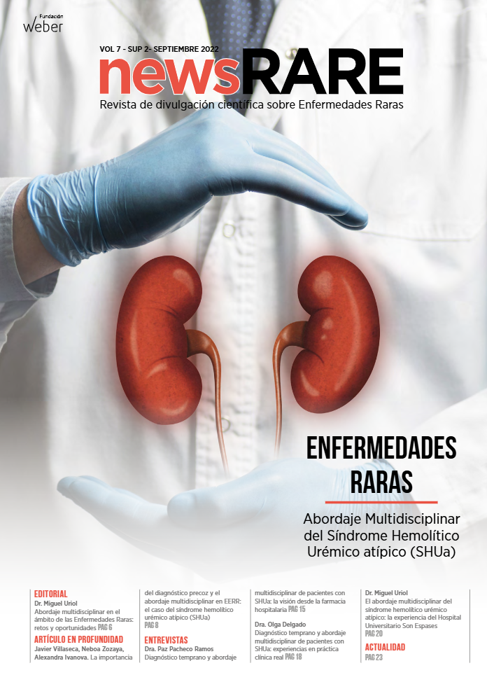 Portada de newsRARE, volumen 7, suplemento 2, septiembre de 2022 Portada de newsRARE, volumen 7, suplemento 2, septiembre de 2022